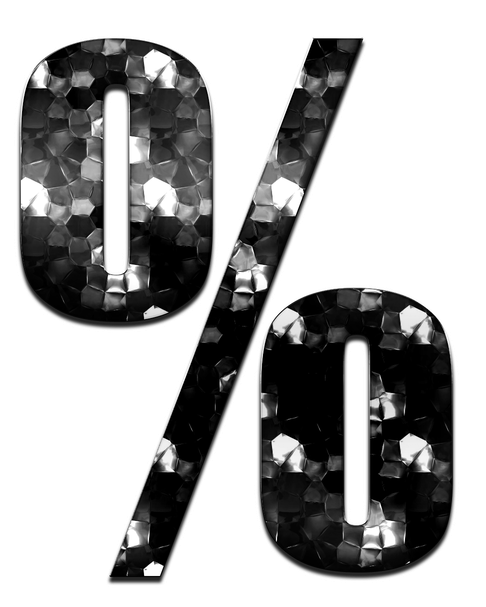 Percent Transparent Png (black, white)