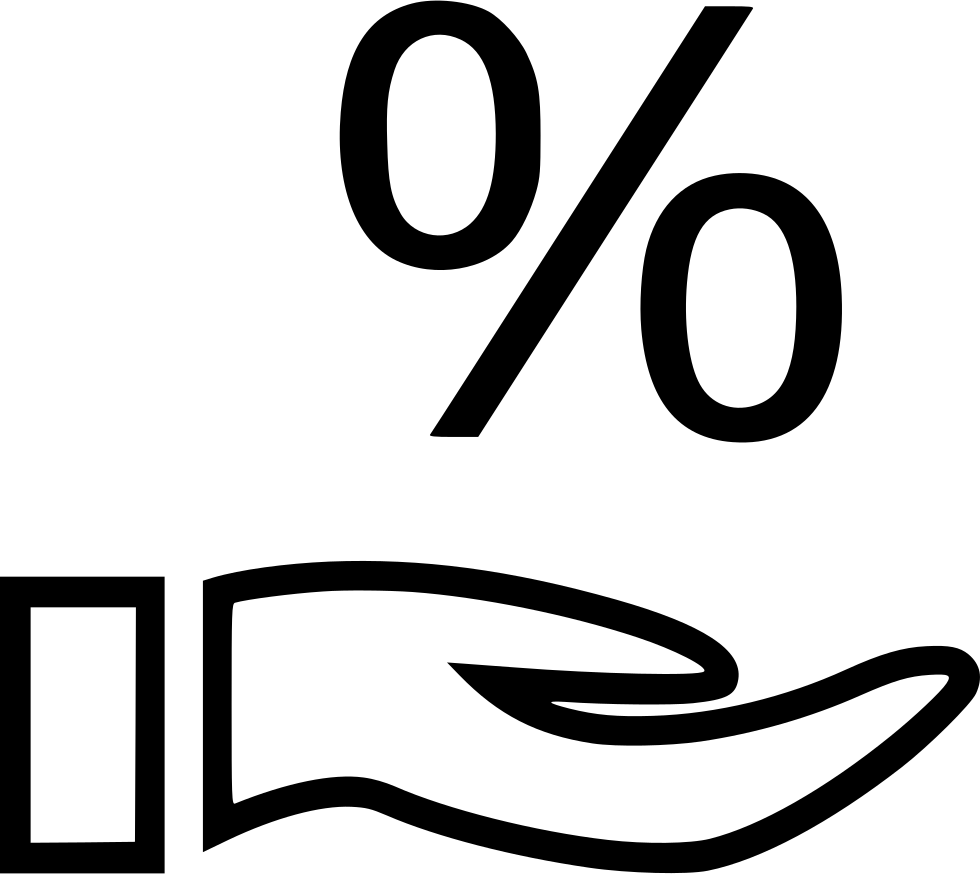 Percentage Png Image (silver, white, indigo, black)