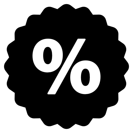 Percentage Png Transparent Image (lavender, white, silver, gray, black)