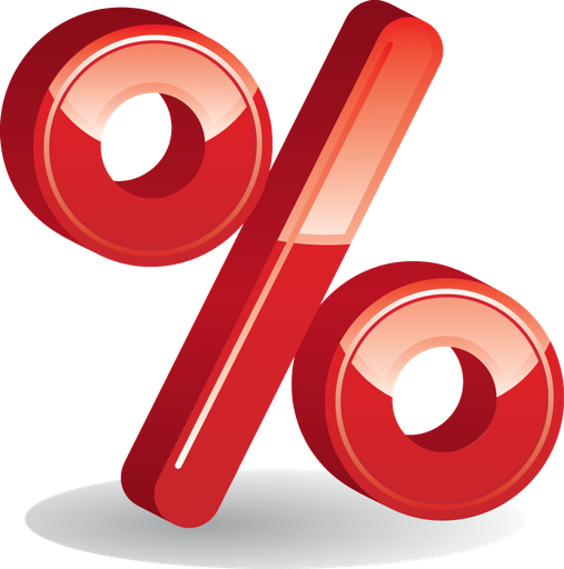 Percentage Transparent Png (red, black, chocolate)