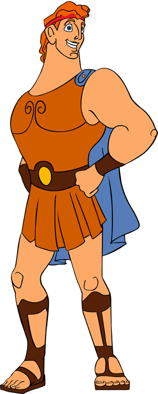 Hercules Png Transparent Image (salmon, chocolate, white, gray, black)