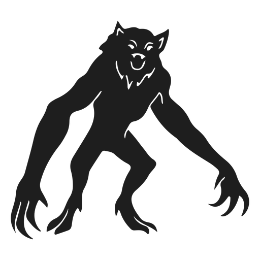 Werewolf Png Clipart (black)