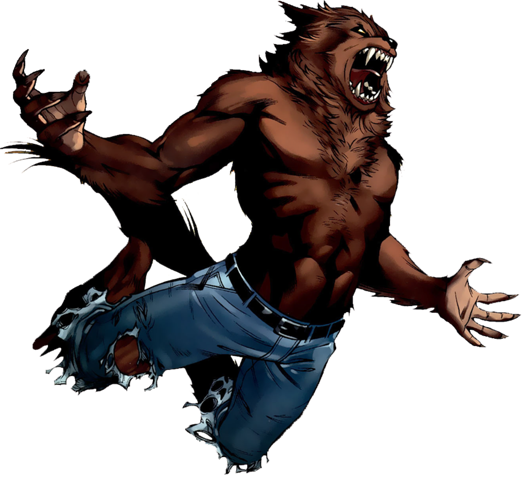 Werewolf Png File (black)