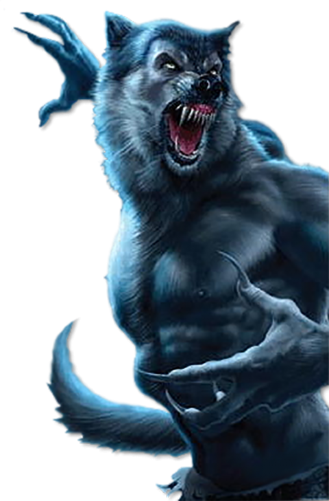 Werewolf Png Images (black, white)