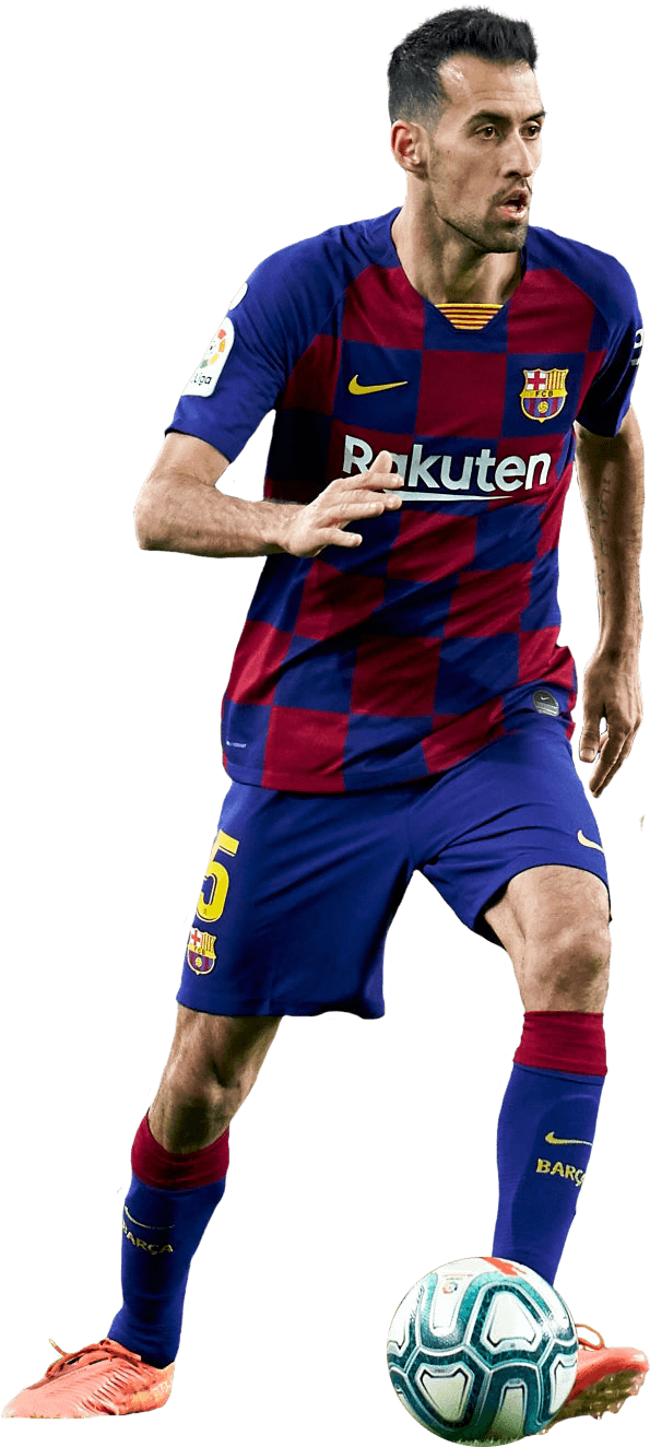 Sergio Busquets Png Image (black, maroon)