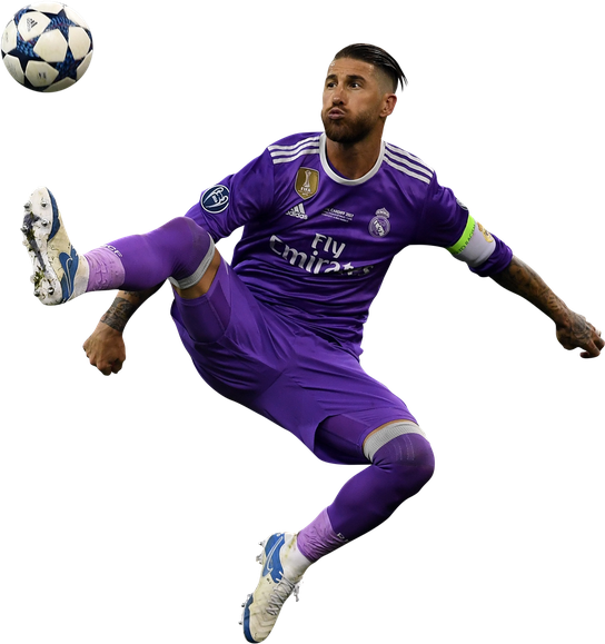 Sergio Ramos Png File (black)