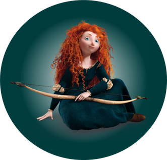 Merida Brave Png Hd Isolated (white, black)