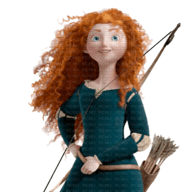 Merida Brave Png Isolated Hd (gray)