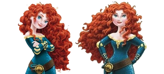 Merida Brave Png Isolated Image (white, maroon, chocolate, beige)