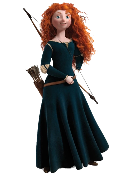 Merida Brave Png Pic (black)