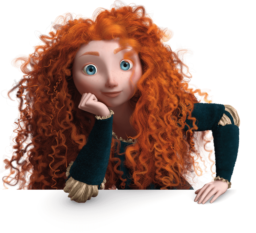 Merida Brave Transparent Png (indigo, black)