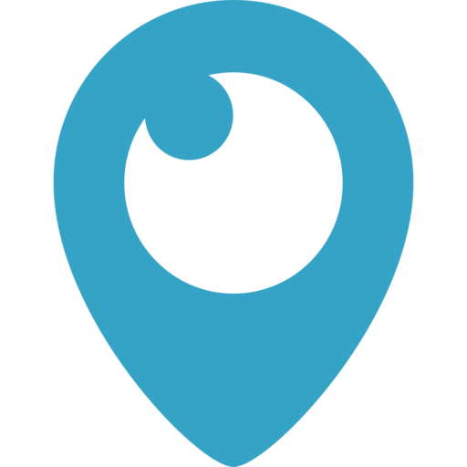 Periscope Color Free Transparent Png Icon Download (black, teal)