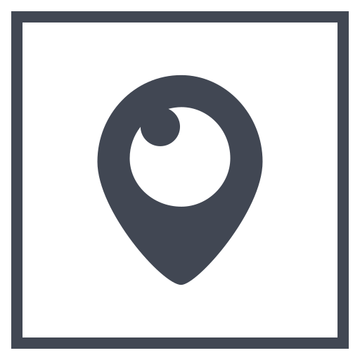 Periscope Social Media Logo Icon Free Transparent Png Icon Download (black, indigo)