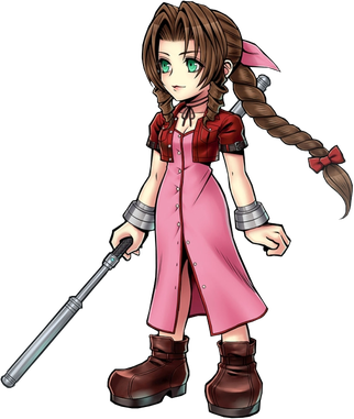 Aerith Gainsborough Png Hd (beige, black, plum)