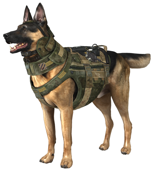 German Shepherd Transparent Isolated Png (black)