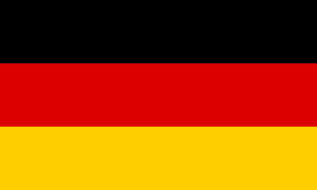 Germany Flag (gold, black, orange, red)