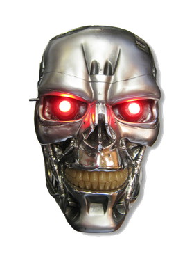 Terminator Png Image (black, gray, silver, white)