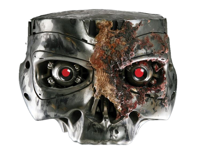 Terminator Transparent Png (black, white)