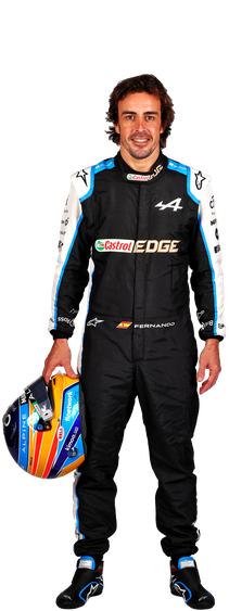 Fernando Alonso Png (black)