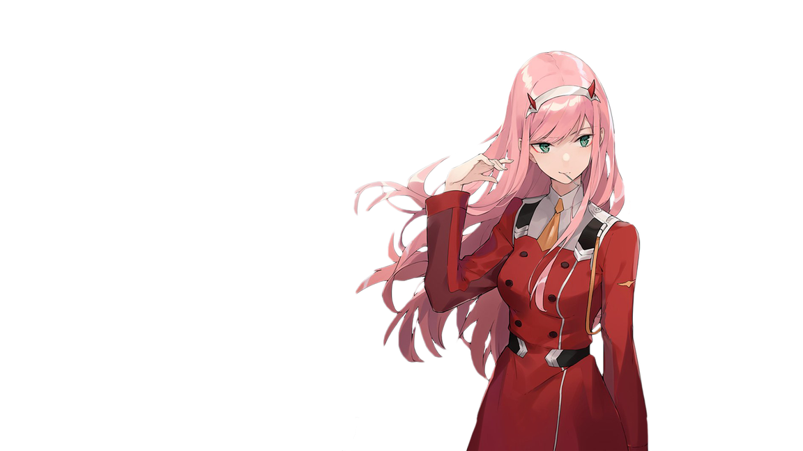 Zero Two Png Free Download (black, maroon)