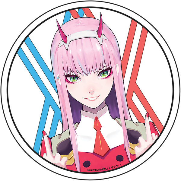 Zero Two Png Pic (white, black, salmon, beige, greenish blue)