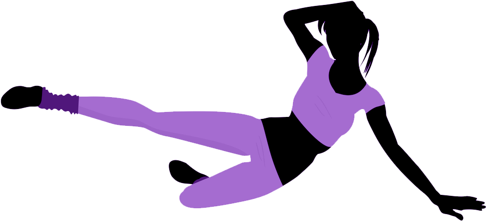 Aerobics Png Clipart 1 (black, plum)