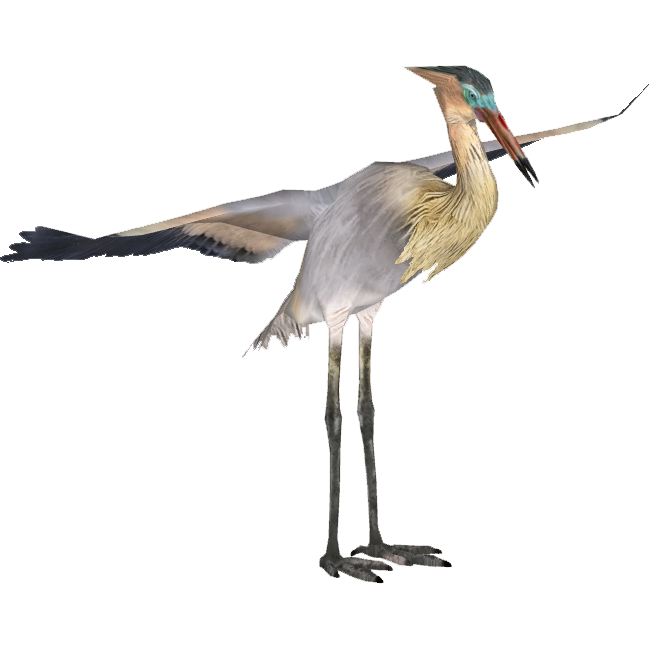 Heron Png Background Image (white)