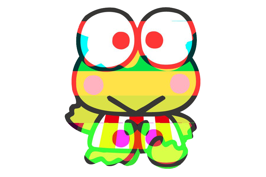 Keroppi Frog Png Free Download (pink, yellow, chocolate, gold, white)