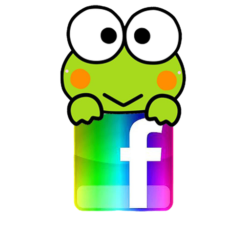 Keroppi Frog Png Photo (white, orange, black, gold)