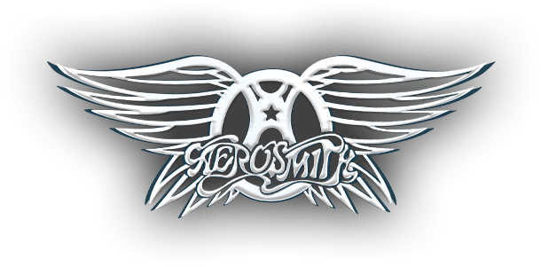 Aerosmith Logo Png File (white, black, silver)