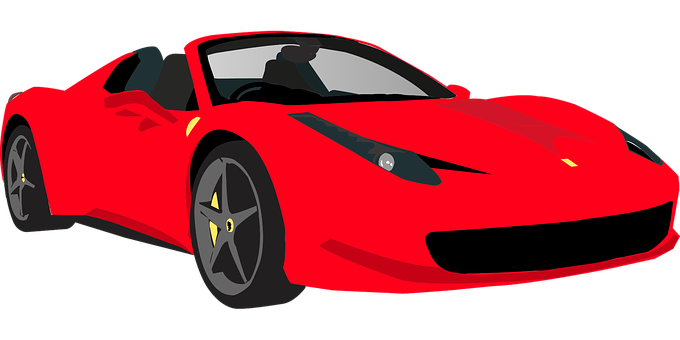 Ferrari 458 Png Clipart (black, red)