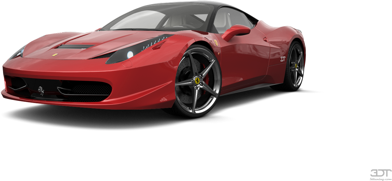 Ferrari 458 Png Isolated Pic (black, maroon)