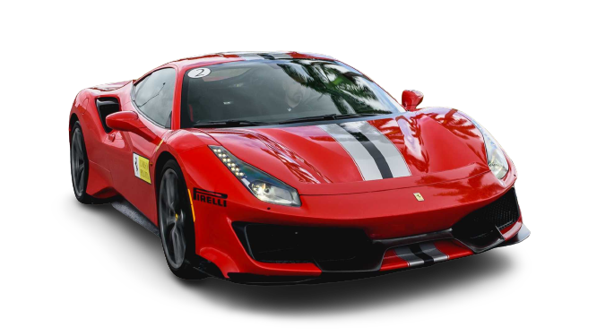 Ferrari 488 Pista Png Clipart (black)