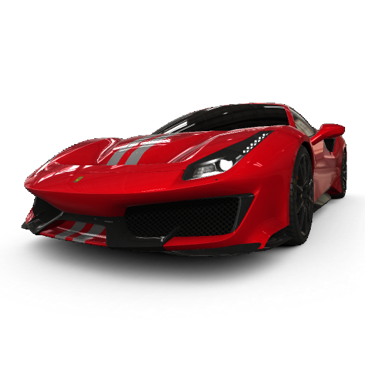 Ferrari 488 Pista Png Hd Isolated (black)