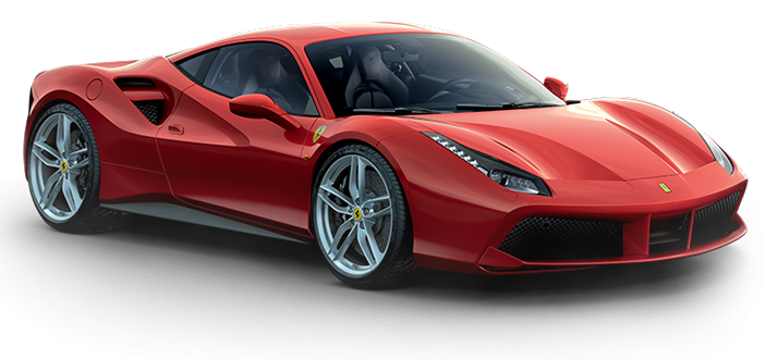 Ferrari 488 Pista Png Isolated Pic (indigo, black)