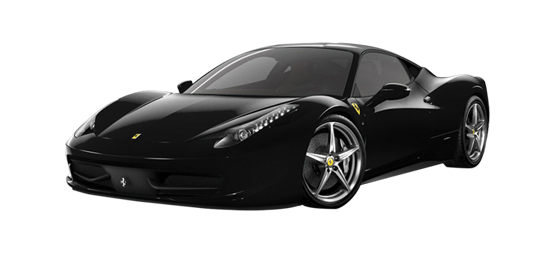 Ferrari 488 Pista Spider Png Clipart (black, white)