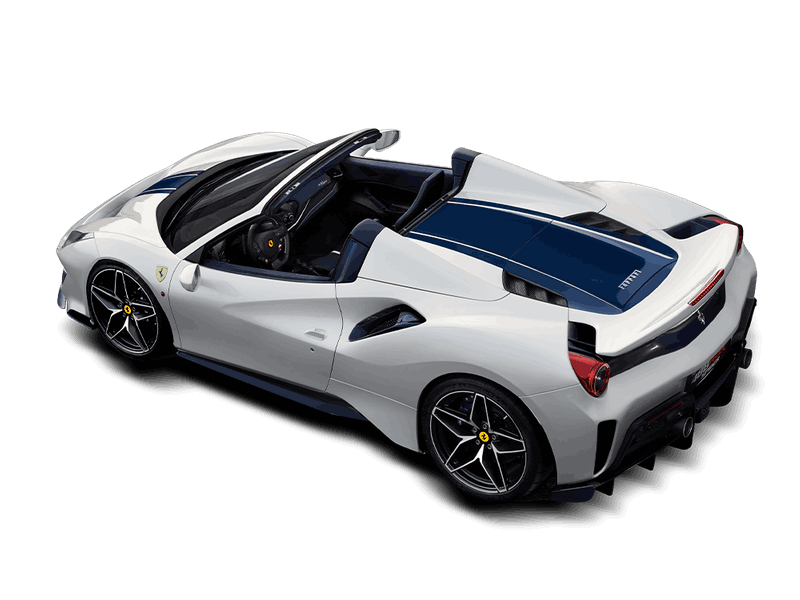 Ferrari 488 Pista Spider Png Image (black, gray, navy)