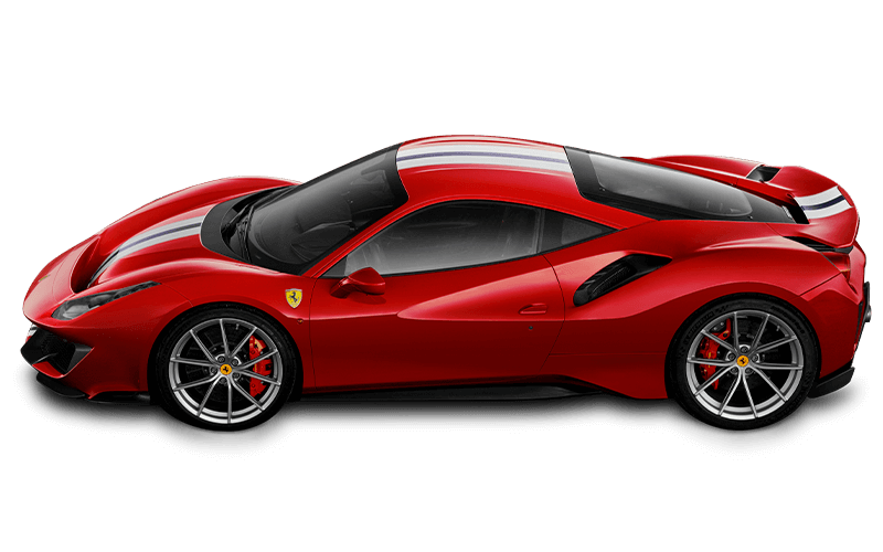 Ferrari 488 Pista Transparent Png (black, maroon)