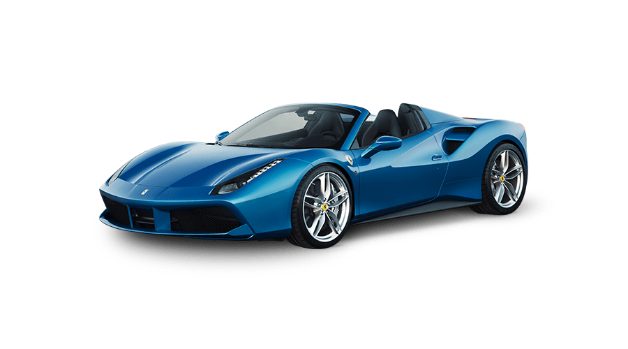 Ferrari 488 Spider Png Isolated File (black)