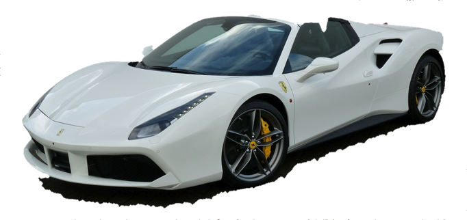 Ferrari 488 Spider Png Isolated Hd (black, gray, silver)