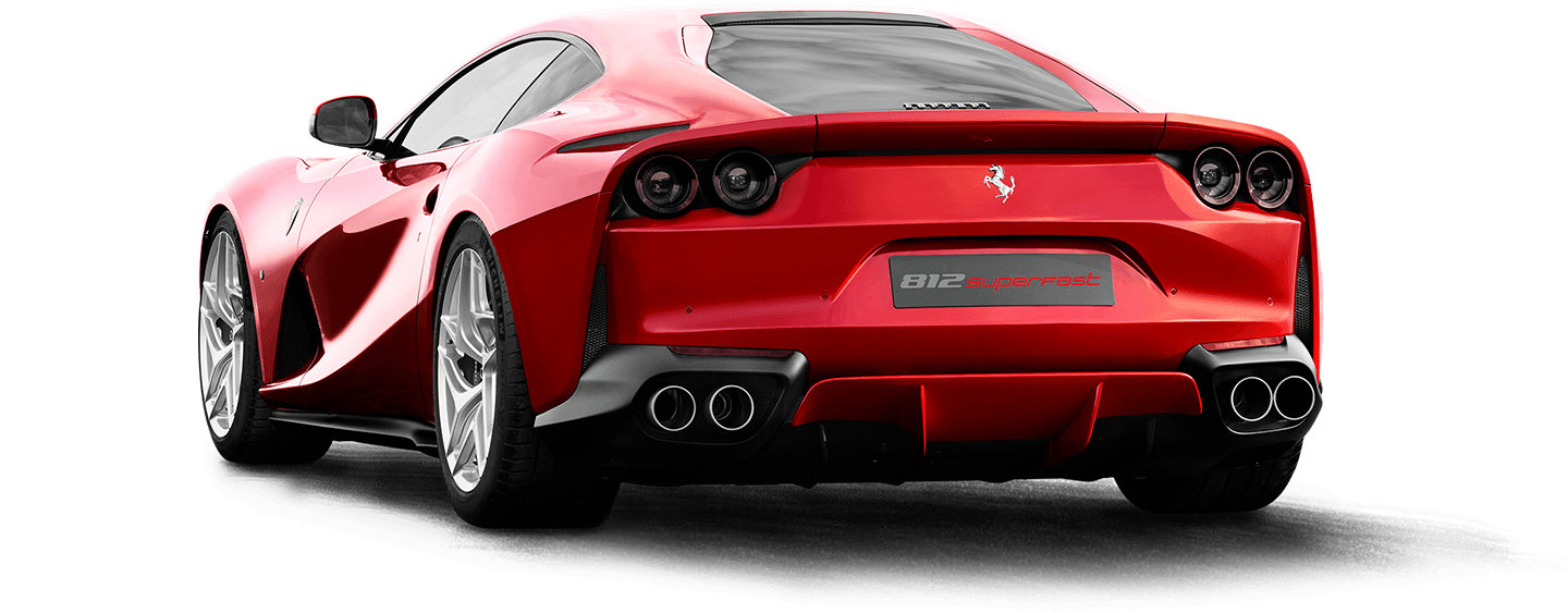 Ferrari 812 Superfast Png Isolated Pic (black, gray)