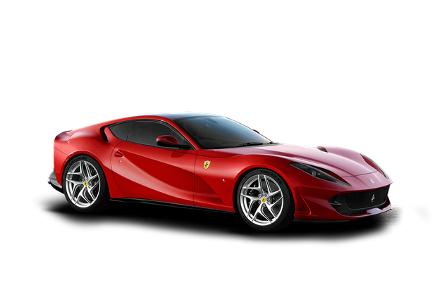 Ferrari 812 Superfast Png (black, maroon)