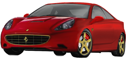 Ferrari California Png File (black, maroon)