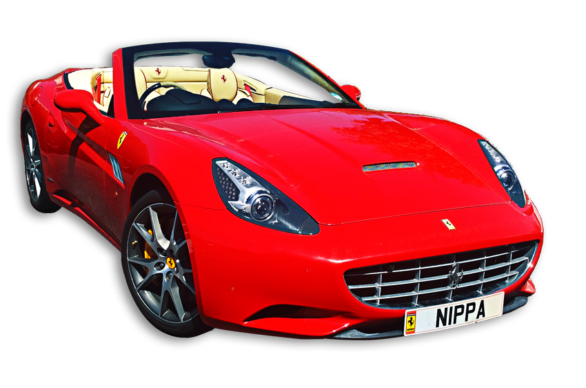 Ferrari California Png Picture (black, red)