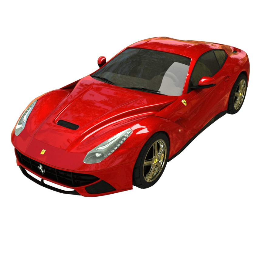 Ferrari F12Berlinetta Png Image (black, chocolate)