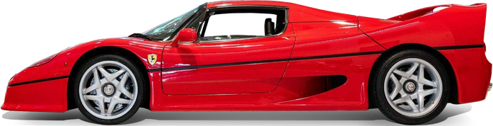 Ferrari F50 Png File (black, red)