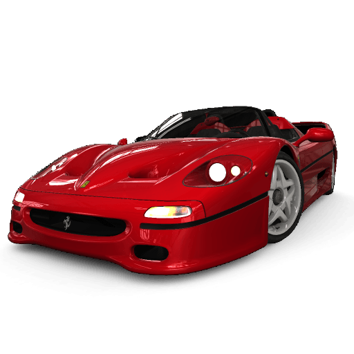 Ferrari F50 Png Hd Isolated (black, gray, white)