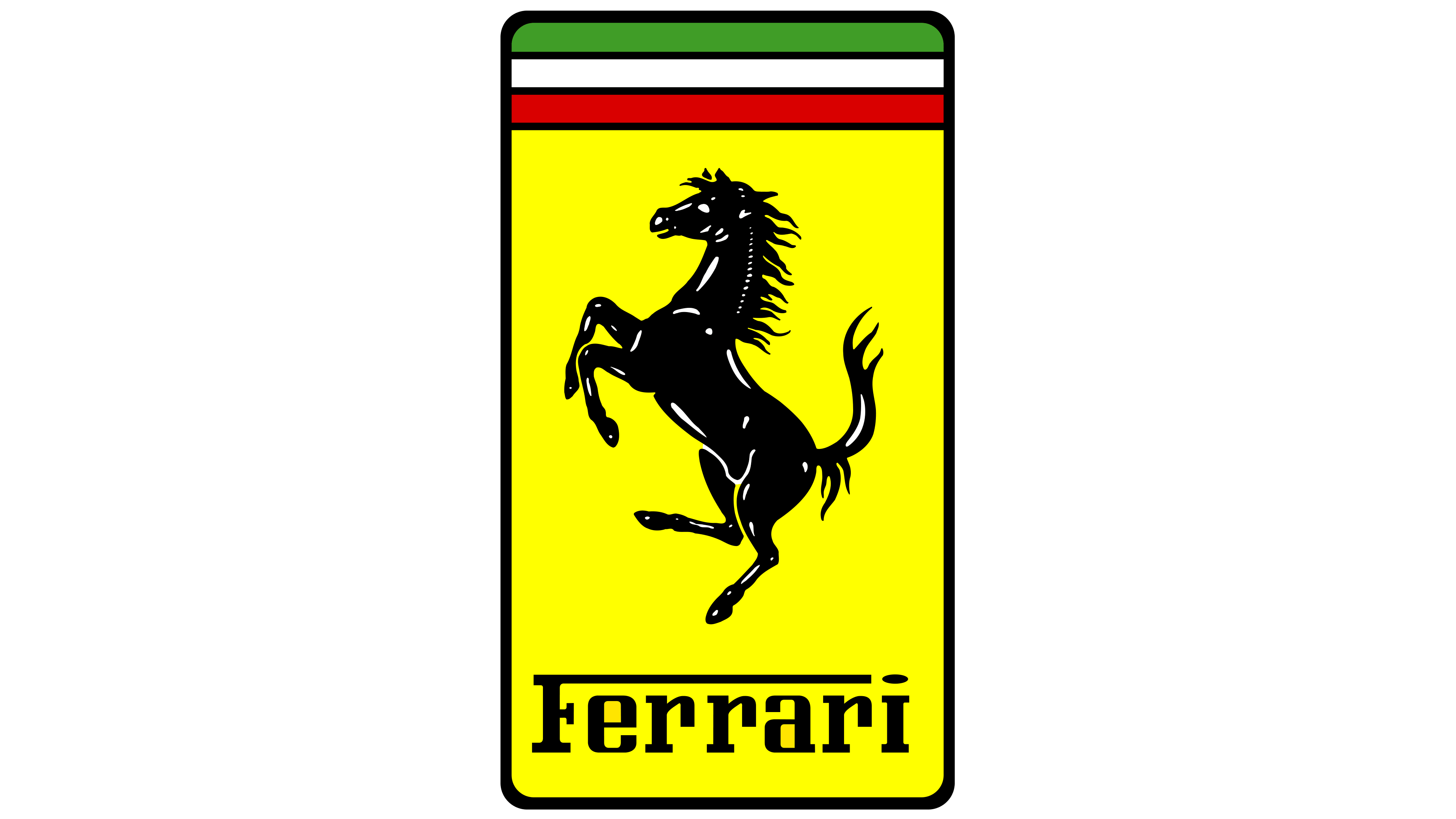 Ferrari Logo Png Photo (yellow, gray, lavender, black, gold)