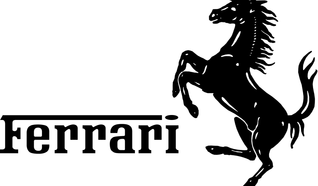 Ferrari Logo Png Transparent Image (black, gray, green)