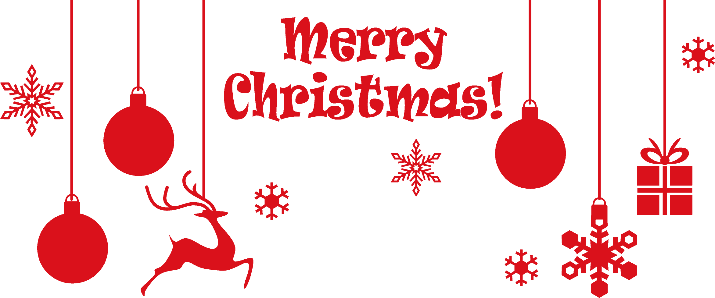 Merry Christmas Celebration Png Isolated Image (red, maroon, black)